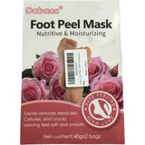 Dabacc Rose Peeling Foot Mask Nutritive And Moisturizing 40gx2 Bags