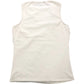 Tank Top Size 10 Women's White Sleeveless Sports Top Activewear