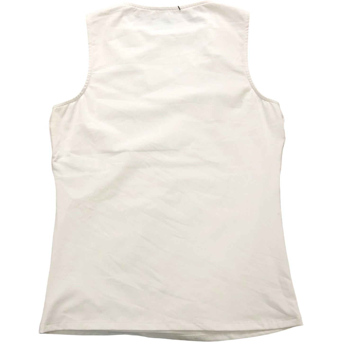 Tank Top Size 10 Women's White Sleeveless Sports Top Activewear