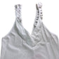 River Island Women's UK M White Maxi Dress Ruffled Straps