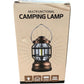 Multifunctional Camping Lamp High Lumen Black Battery Operated Lantern