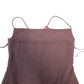River Island UK8 Women's Pink Spaghetti Strap Tank Top Embellished Design
