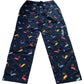 Pyjamas Cotton Dachshund Reindeer Print Loungewear Medium