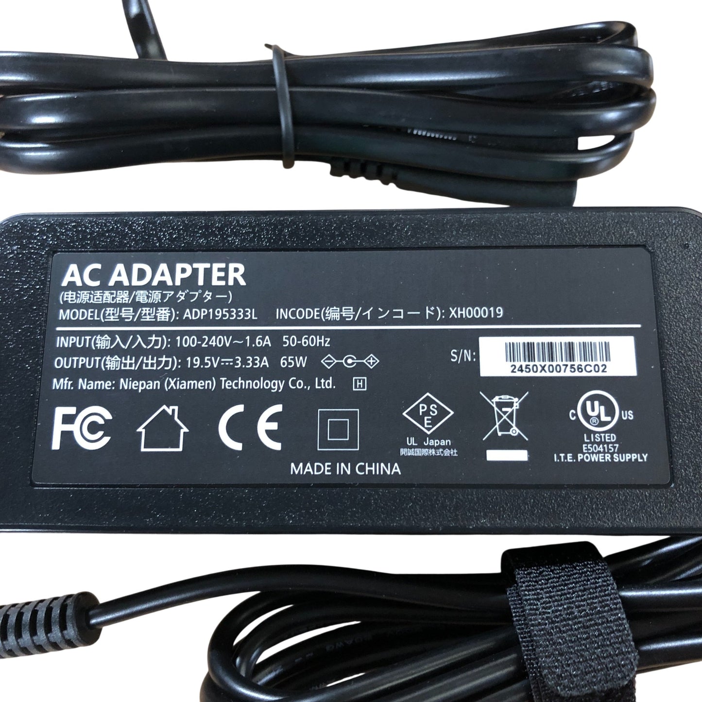 Dexpt 65W AC Adapter Charger Power Supply for Laptop Universal Replacement