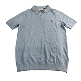 U.S. Polo Assn Polo Shirt S Men's Parisian Blue Marl Cotton Top