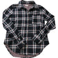 Checked Flannel Shirt XS Women's Long Sleeve Button Up Top