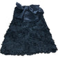 River Island Black Floral Dress UK14 Women's Party Dress With Bow Detail