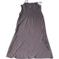 River Island Brown Satin Spaghetti Strap Dress Feather Trim