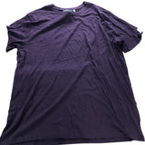 Kangaroo Poo T-Shirt 3XL Men's Purple Crew Neck Cotton Short Sleeve Top