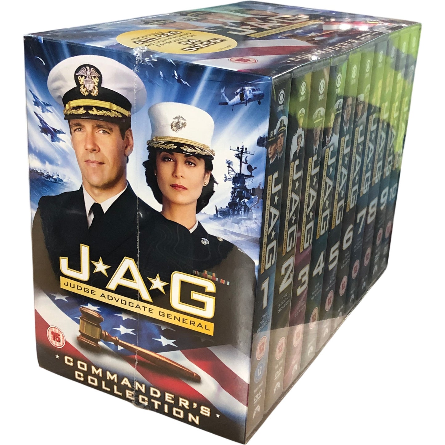 J A G Judge Advocate General Commanders Collection Box Set 54 Discs DVD