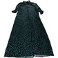 Dancing Leopard 16 Women's Long Sleeve Dress Black Green Printed