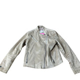 River Island Girl's Jacket Beige Zip Closure Fashion 12 Years