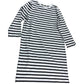 Boden Black Striped Dress - Size 14R