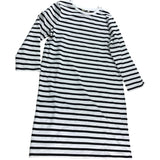 Boden Black Striped Dress - Size 14R