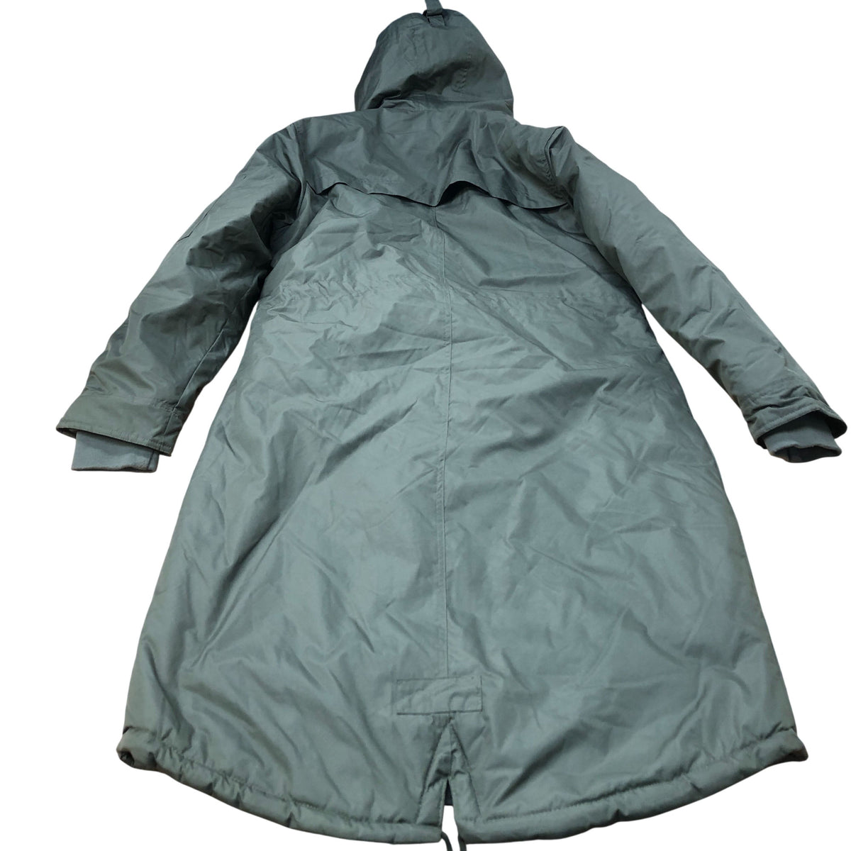 Bench Parka Jacket Women Green Faux Fur Hood Warm Outerwear UK14