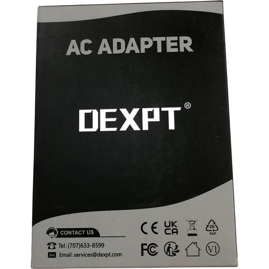 DEXPT AC Adapter 65W Charger New UXH00019D-F Laptop Power Supply Cord