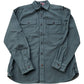 Furze Garment Dye Twill Shirt Khaki Green Size XS