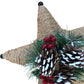 Rustic Twine Star Christmas Tree Topper Rustic Twine 12"