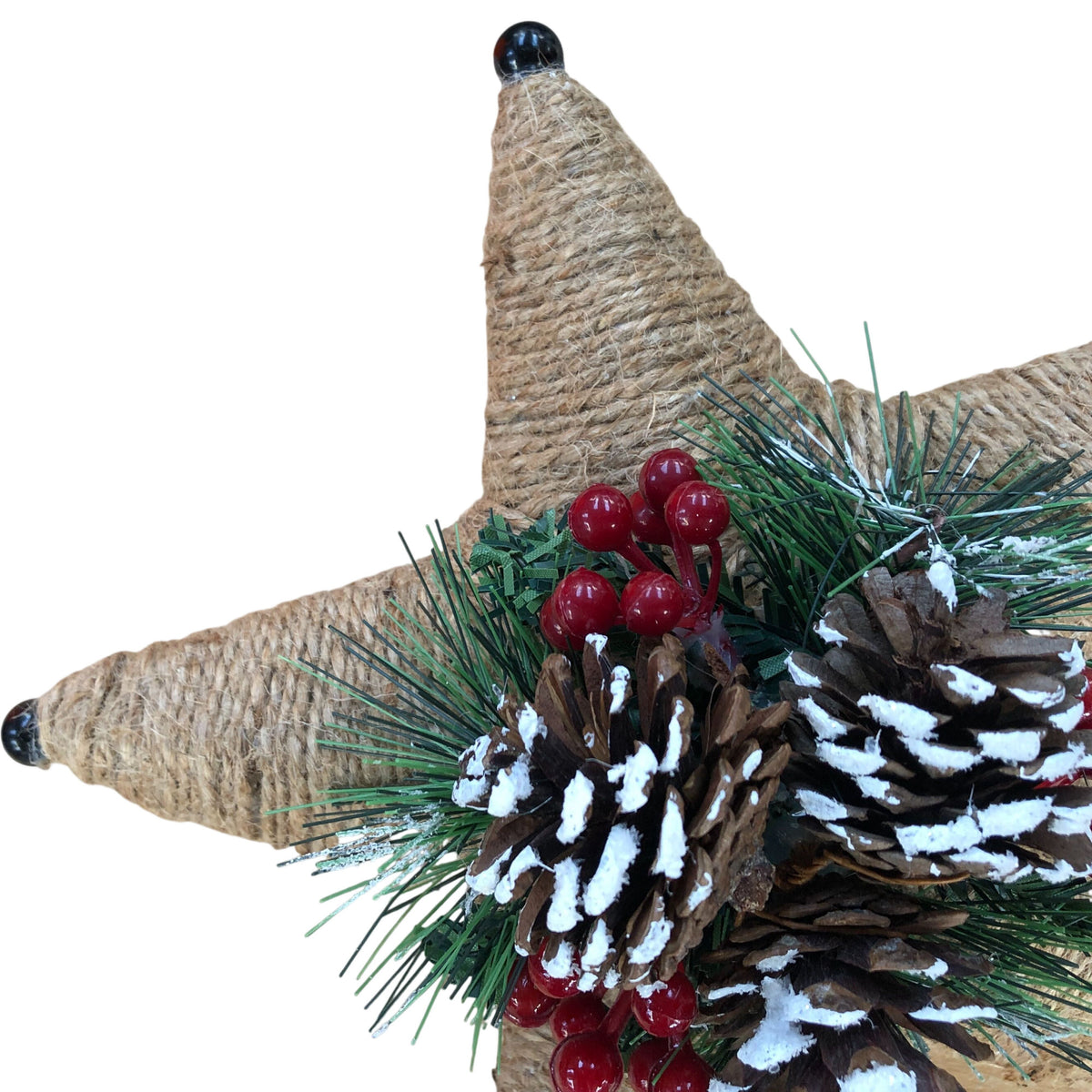 Rustic Twine Star Christmas Tree Topper Rustic Twine 12"