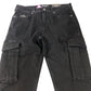 River Island Skinny Fit Men's Black Cargo Trousers Denim