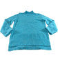 River Island Women's Blue Knit Jumper High Neck Long Sleeve Size XS