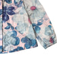 Girls Floral Print Blouse Size 7 Years Pink Blue Cotton