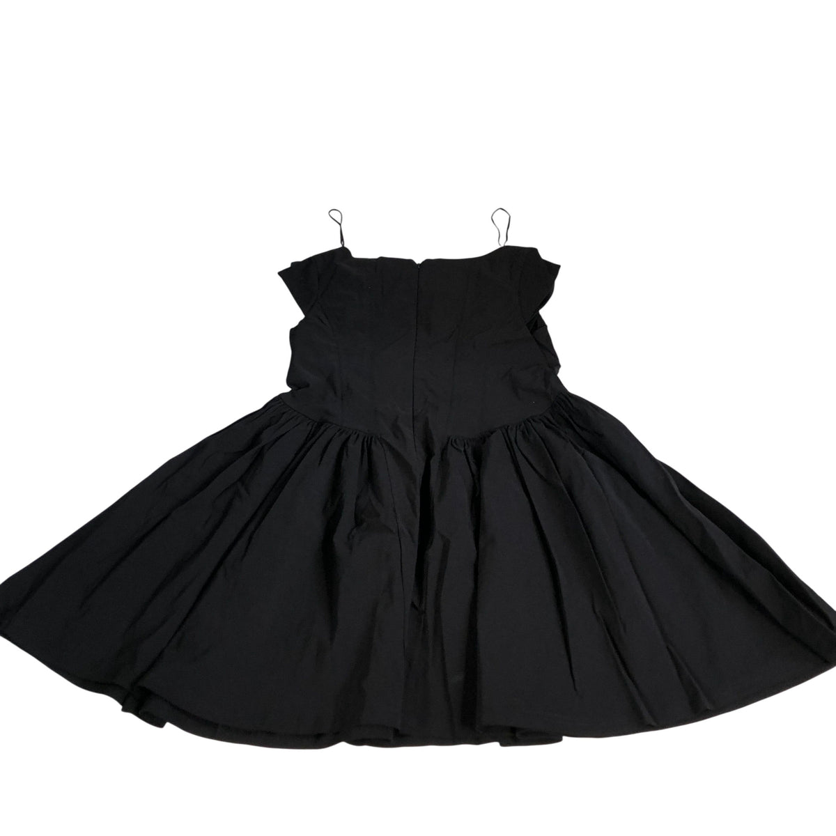 River Island Black Cap Sleeve Dress Women's Flared Party Dress