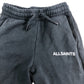 AllSaints Boys Charcoal Sweatpants Size 7-8 Years Activewear Trousers