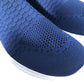 Slip On Sneakers Lightweight Breathable Navy Blue UK10.5