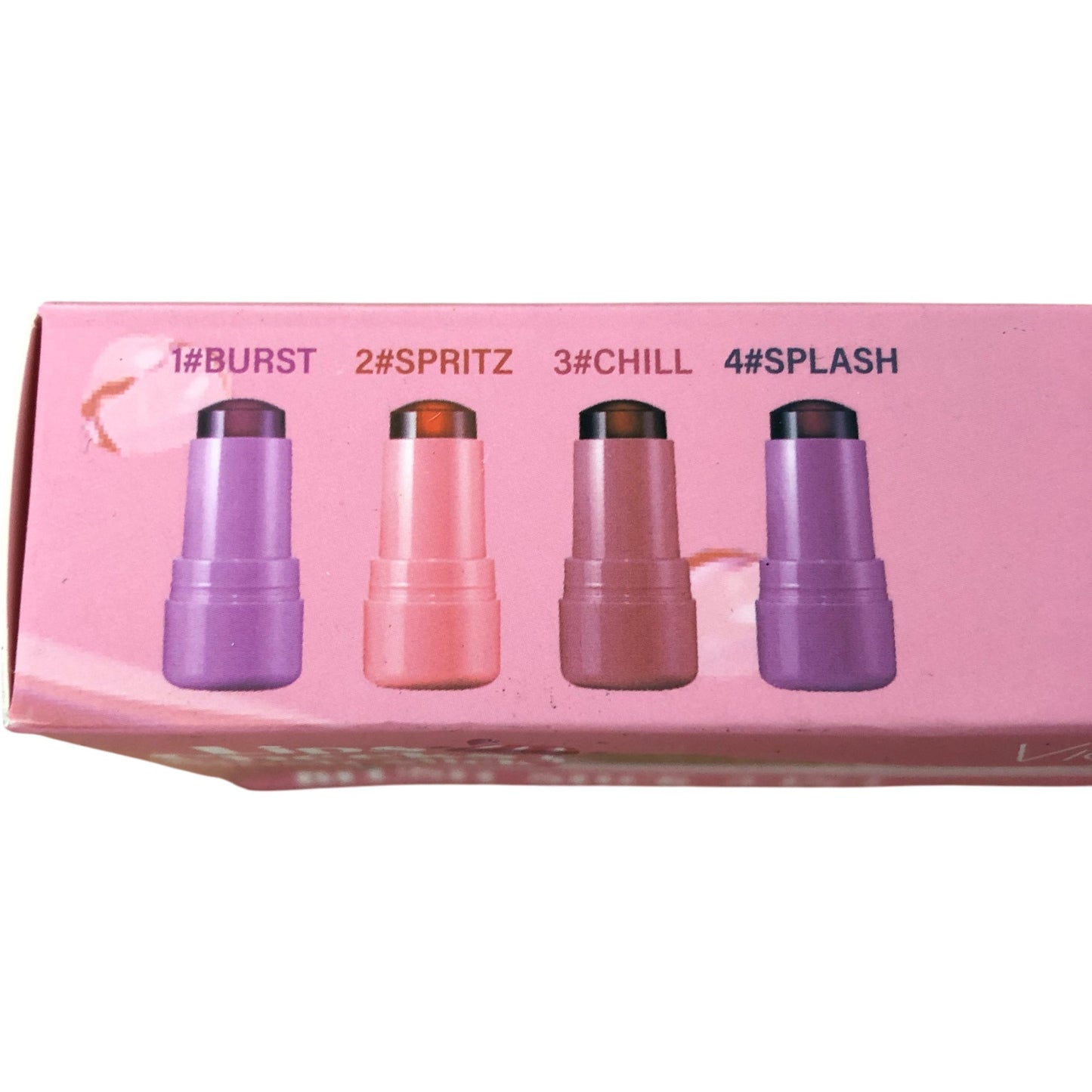 VICTORIA KEY Jelly Tint Blush Set 3 in 1 Lips Cheeks Blush Stick 5g x 4PCS