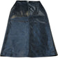 River Island Black Long Skirt UK Size 12 Women's High Waist Aline Faux Leather