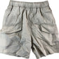 River Island Men's Cargo Shorts Size XXS Swimwear Light Beige Quick Dry