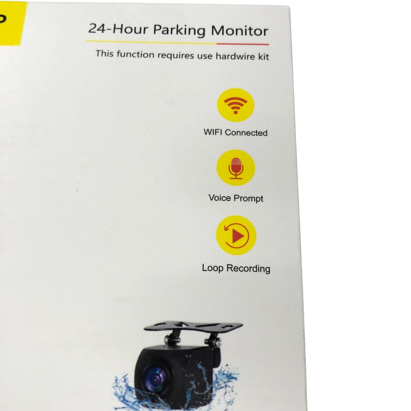 4K WIFI Dash Camera B-T25 24 Hour Parking Monitor Loop Recording Voice Prompt
