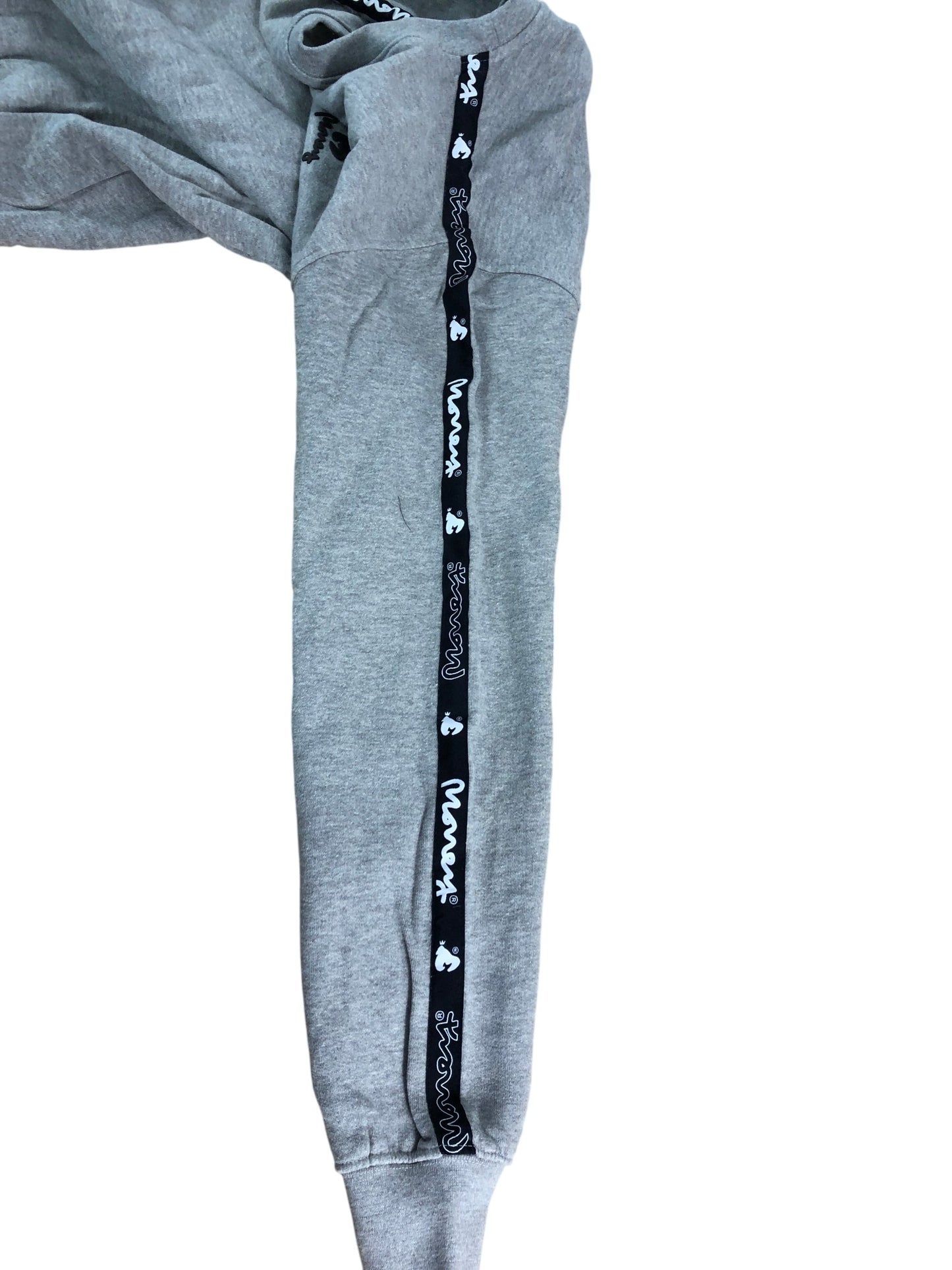 MONEY Sweatshirt M Men's Grey Cotton Long Sleeve Casual Fashion