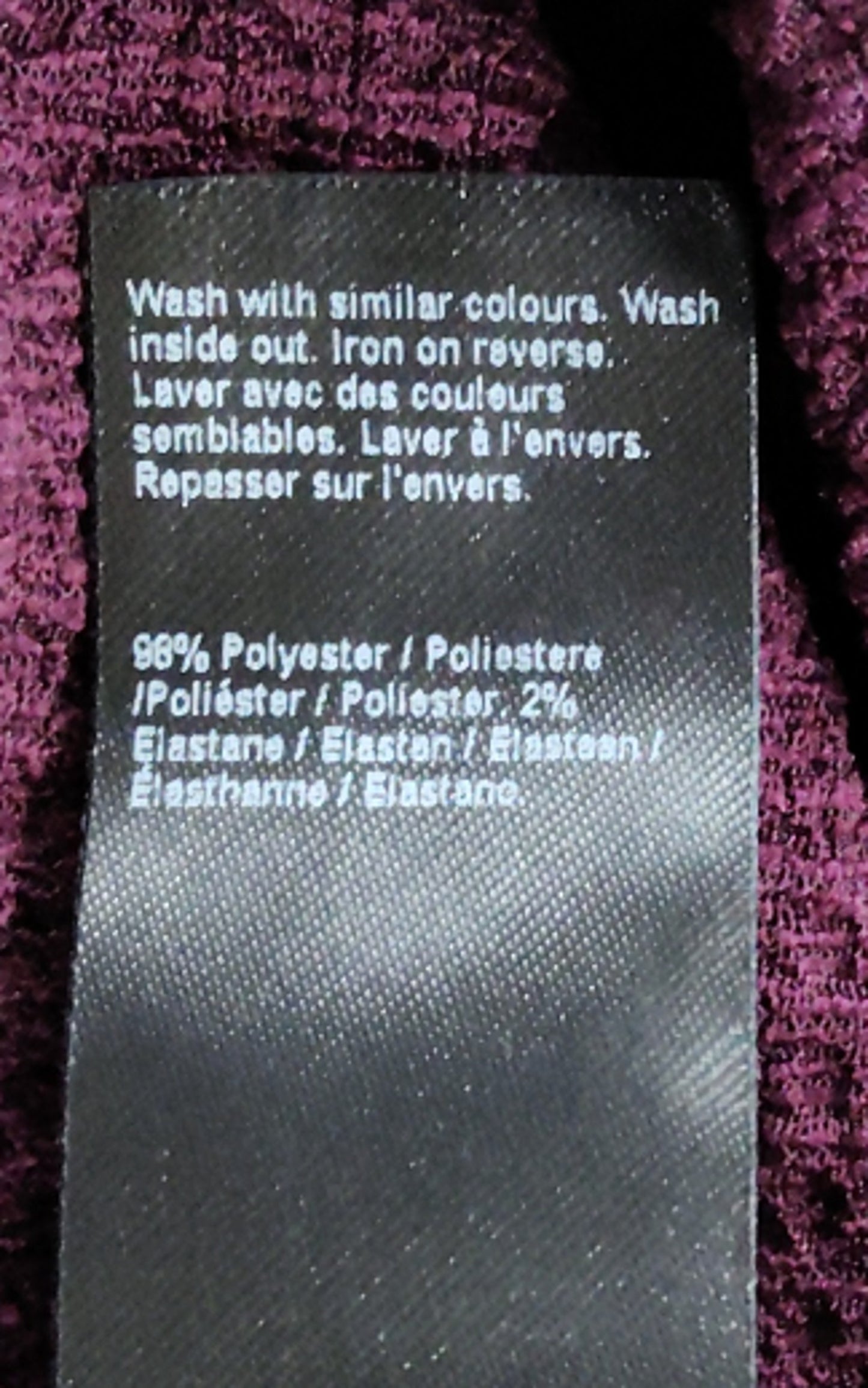 River Island Midi Dress UK8 Women's Purple Waffle Knit With Belted Waist