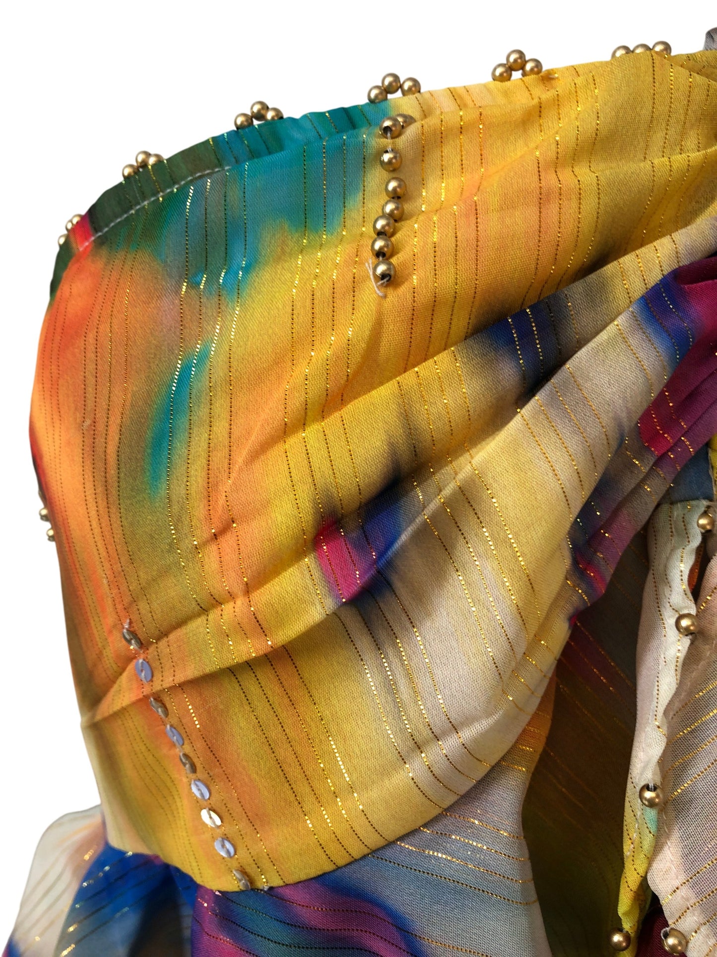 River Island Women's Multicolour Strapless Top UK M Vibrant Design New