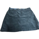 Denim Skirt UK18 Women's A-Line Organic Cotton Blue Corduroy