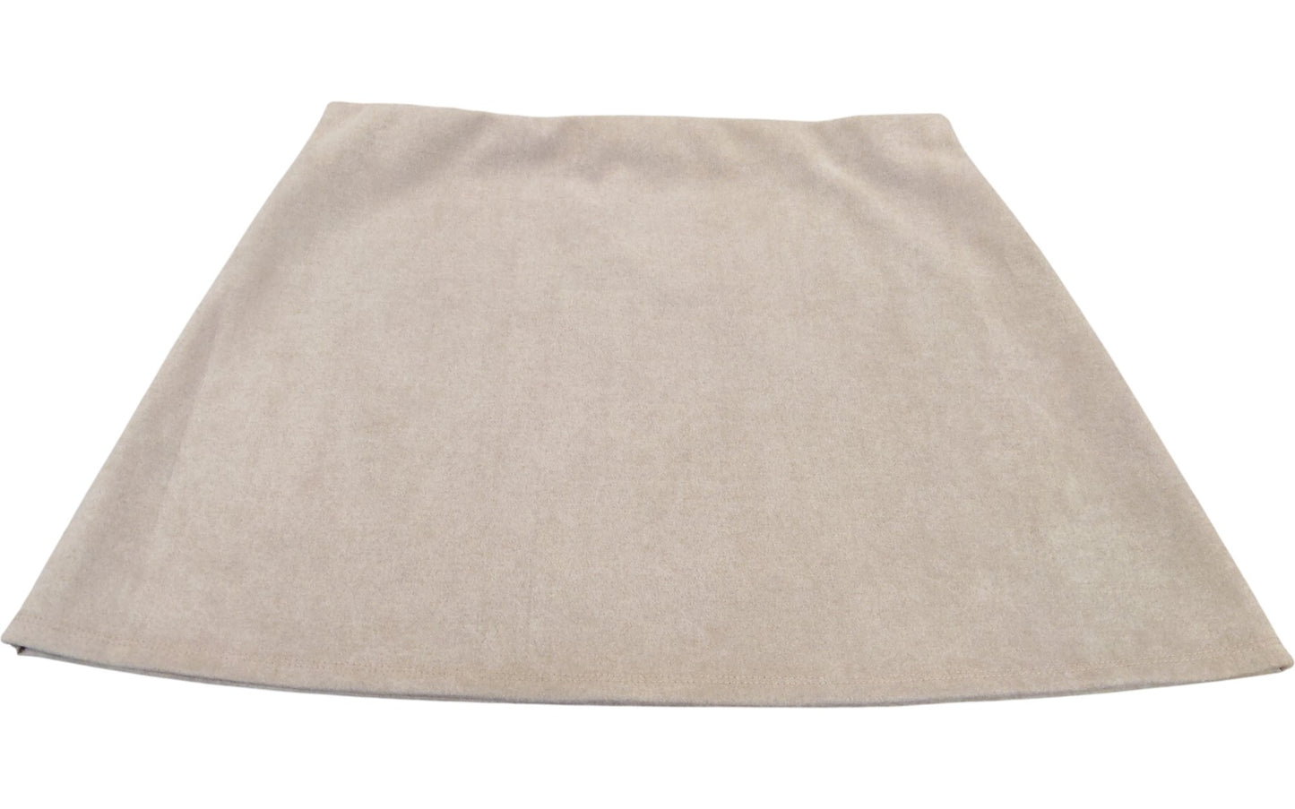 River Island Women's Skirt UK18 Stretch A Line Suede Effect Tan New With Tags