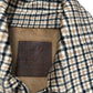 River Island Brown Check Wool Blend Zip Up Trucker Jacket