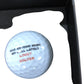 X-EMPTIONS Lousy Golfer Fun Golf Accessory Set with Golf Balls and Tees