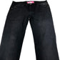 Avant Garde Staple Skinny Jeans 34W 32L Men's Faded Washed Black