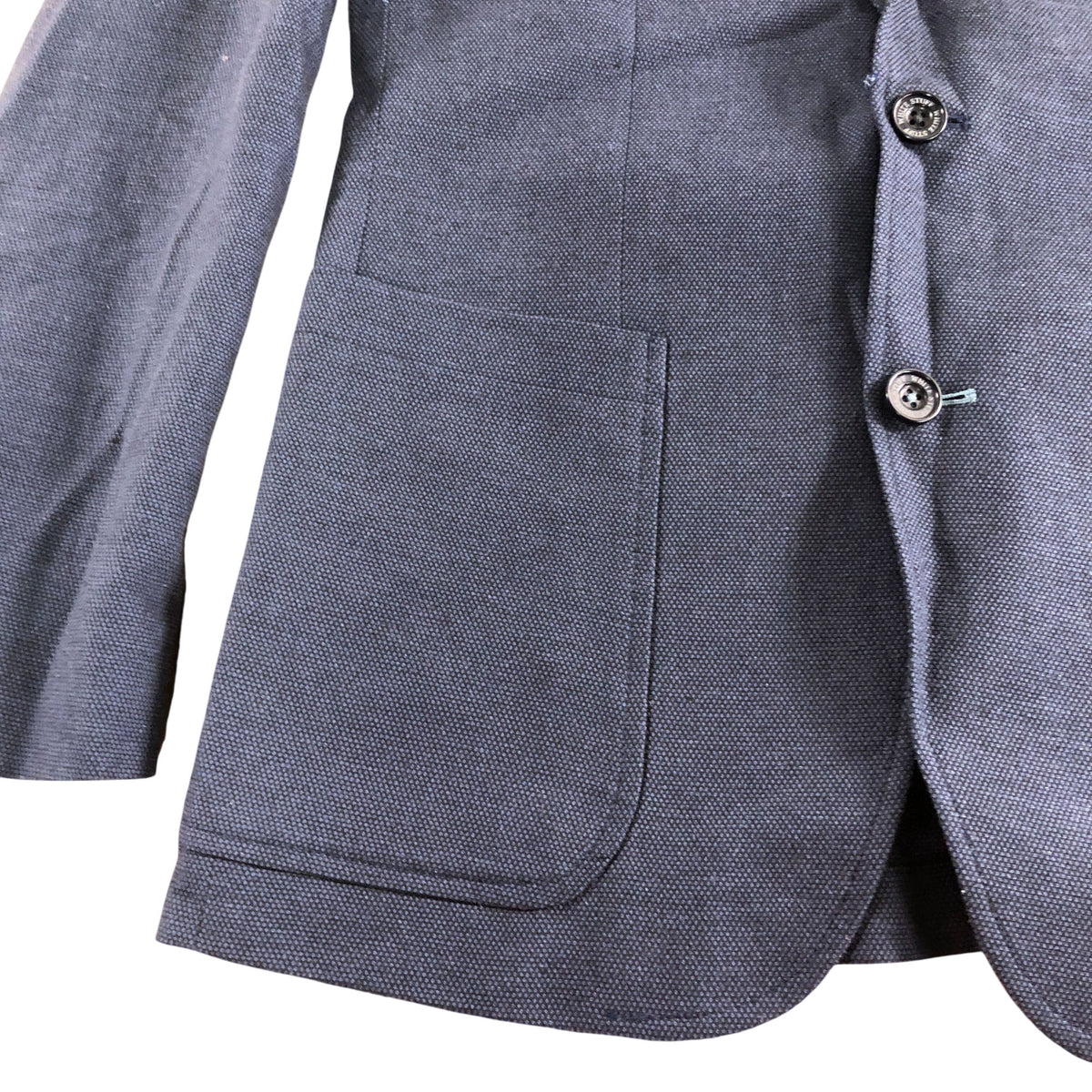 Abbott Linen Blazer UK38 Mens French Navy