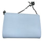 Rainbow Club White Evening Clutch Purse Bag Chain Strap Formal Occasion
