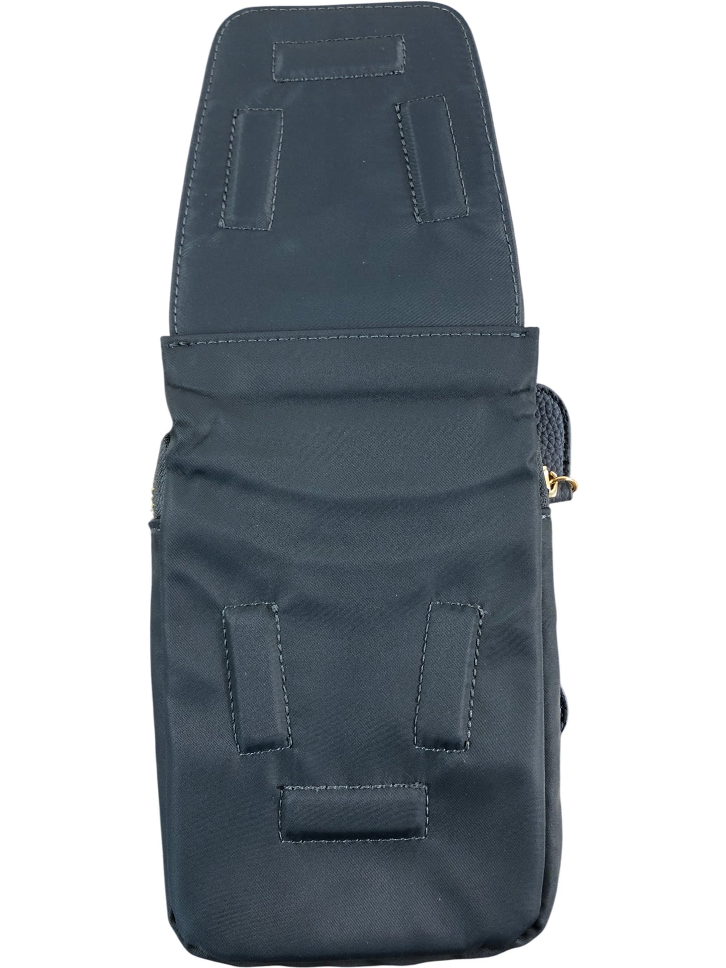 Bolsetta Crossbody Handbag Women's Stylish Zip Top Grey Pouch Bag