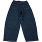 River Island Denim Barrel Leg Jeans Dark Blue