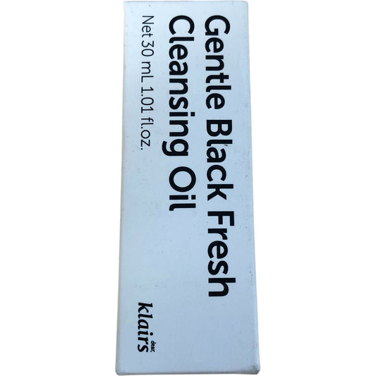 Klairs Gentle Black Fresh Cleansing Oil 30ml Facial Cleanser Makeup Remover