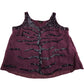 Lipsy London Sequin Tank Top UK16 Women's Purple Party Style