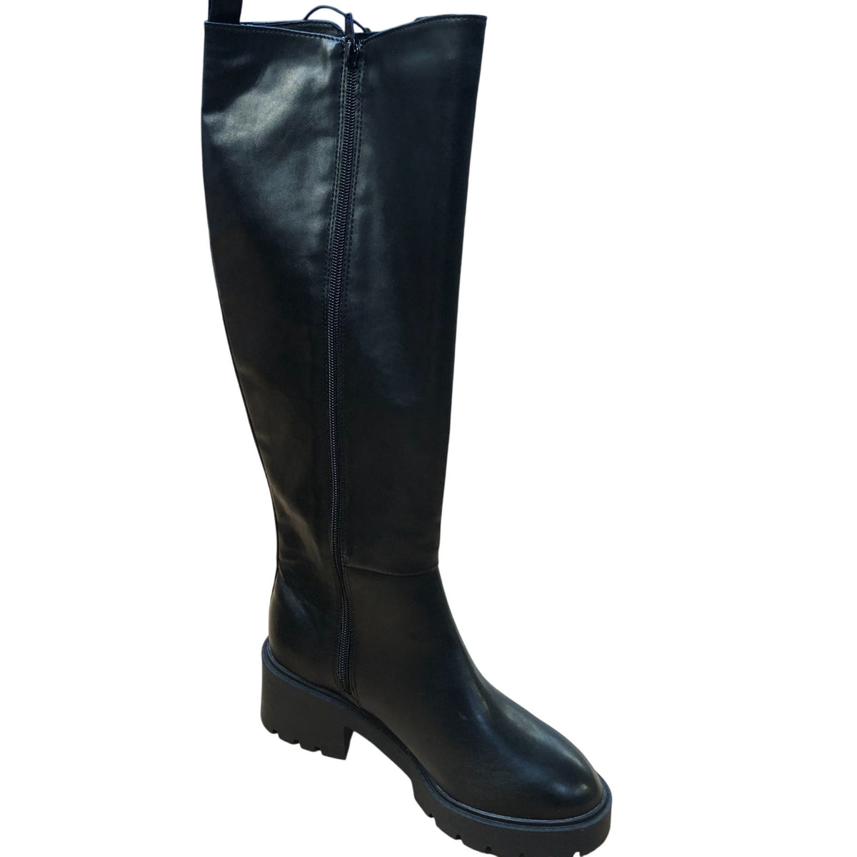 Chunky Heel Knee High Boots Women's Fashion Size UK5