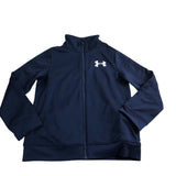Under Armour Boys Zip Up Jacket Navy Blue 7-8 Years