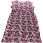White Paisley Floral Jersey Dress - Size 22